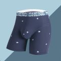 Large Size Underpants Male Breathable Long Leg Boxer Shorts Mens Panties Fashion Sports Running Lengthen Boxers Underwear. 