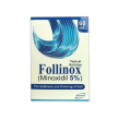 Follinox 5% Hair Spray | Minoxidil 5% -for Male Pattern Baldness and Thinning of Hair | Easy Application, Fast-Absorbing Topical Solution 60 Ml. 