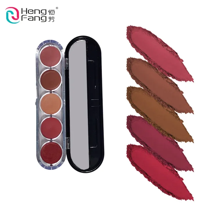 Heng Fang 5-Color Lip Cream Pellet – Long-Lasting, Smooth Matte ...