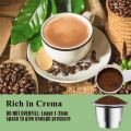 Espresso Refillable Capsules Reusable Nespresso Pod Espresso Coffee Pod Stainless Steel Capsules Compatible. 