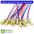 2 pcs 650nm 6mm 3V 5mW Laser Dot Diode Laser Diode for Arduino DIY STEM Projects Laser Head Diode Dot Module by Electrica. 