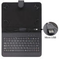 KOKKO Universal Tablet Case With Keyboard Stand Function Travel Portable Sleeve Removable Keyboard Cover PU Leather Keyboard Folio Case Cover Compatible For 7/8 Inches IOS Android Windows System Tablet. 