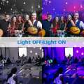GLIME UV LED DJ Light Bar 36W Ultraviolet Black Light 12 LEDs 360° Adjustable Wall Lights for DJ Stage Lighting Glow Party light, Body Paint Halloween special light imported stock. 