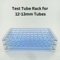 Test Tube Rack for 12-13mm Tubes, 50 Slot Capacity | Heavy-Duty Plastic Holder for Lab Experiments, Science Projects, Storage & Educational Use. 