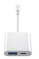 Lightning To USB OTG Converter Adapter For Iphone Mouse Keyboard Charging U Disk Camera Cardreader Data Converter Iphone Otg. 