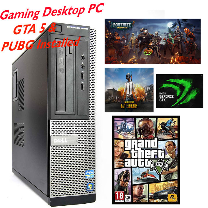 OptiPlex 7010 Desktop Gaming PC - Core i5 3rd Gen - 8GB RAM - 500GB HDD - 1GB Dedicated Graphics Card - GTA V Installed