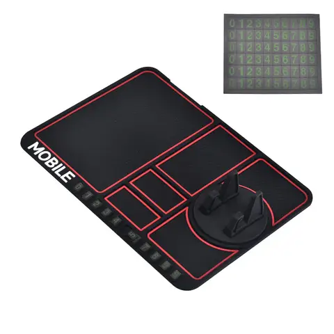 Car Dashboard Sticky Anti-Slip PVC Mat Silicone Anti-Slip Storage Mat Pads Non-Slip Sticky Pad For Phone Key Holder TOYOTA , HONDA CIVIC , PRADO , DASH BOARD MAT