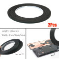 2pcs Mobile Phone LCD Curved Screen Back Glass Housing Cover Repair Foam Tape for Samsung Xiaomi Huawei Double Side Adhesive. 