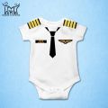 Pilot Costume Baby Onesie Unisex New Born Baby Clothes. 