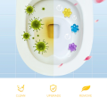 Cici MART Flower Aromatic Toilet Gel Toilet Cleaner Stamp Fragrance Remove Odors. 