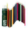 M&G 24pcs Art Colored Pencils Professional Painting stationery for Drawing Supplies 24 pcs. 