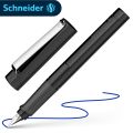 Schneider Base Fountain Pen (Made in Germany) High-quality stainless-steel nib with iridium tip, Suitable for Standard ink Cartridge - Converter Separately available, not included in pack - Ideal for School & Office, L version nib for left-handers. 
