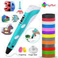 3D Pen By The Toys Mart Upgrade Intelligent 3D Printing 3D Pen for 3D Printing, Drawing Pen, USB 3D pen plus with safe filament, Creative Learning for Children Kids as Toys, DIY Arts & Crafts Boy Girls. 