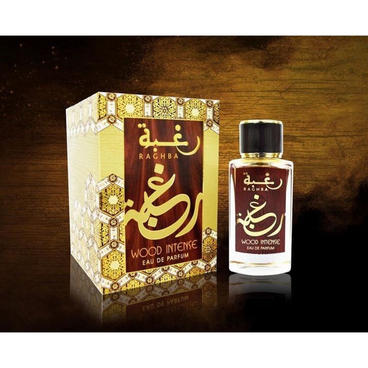 Lattafa Raghba Wood Intense, Eau de Parfum, For Men, 100ml