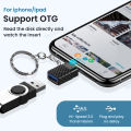 For IPhone Connects To The USB Flash Drive OTG Adapter Lightning To Usb Converter Iphone Mobile Phone U Disk Adapter. 
