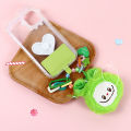 Kawaii Squeak Labubu Plush Doll Cute Stuffed Doll Keychain Backpack Pendant NOVO. 
