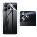 Realme C53 Hydrogel Soft Film Protector Clear Transparent Back Shield + Flexible Ultra Clear 9H Gorilla Camera Lens Guard For C53. 
