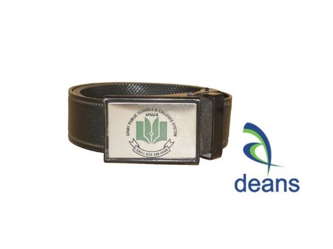 APS School Belt for Kids With APS Logo | Clip Buckle Style | High-Quality Leather Belt by Deans  | APS School Uniforms & Accessories