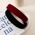 FAITOLAGI Red Headband Vintage Velvet Hairbands Korean Wide Women Hair Band Simple Girls Hair Hoop Trendy Headwear. 