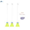 Indoor Badminton Trainer Lightweight Adjustable Height Self Training Device Glow badminton. 