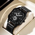 Swiss Genuine Same Automatic Men's Watch Waterproof Square Fashion Business Trends Calendar Quartz Watch Men. 