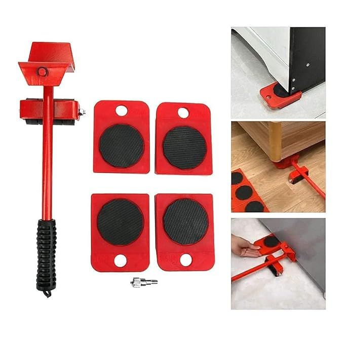 5-in-1 Heavy Furniture Moving Tool Set - Portable Mover with Rolling ...