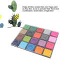 DIY Stamp Ink Pad 20 Colors Eco-friendly for Children Home. 