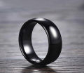 Black Challa/Ring for Girls and Boys , Simple Black Ring , Classical Ring. 
