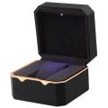 Watch Box with Octagonal aurum Edge with Light, Paint Watch Storage Box, Watch Box, Watch Box. 