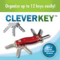 Smart Clever Pocket Keychain Organizer Key Holder Up To 12 Keys. 