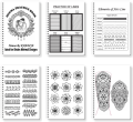 Mehandi Reusable Practice Book Learn Mehndi Easily + FREE Practice Cone Mehndi + FREE Acrylic Sheet. 