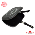 Sonex Die Cast Double Grill Pan | Non-Stick Marble Coated 30cm-36cm | Two-Sided Grill Pan for Versatile Cooking. 