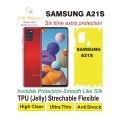 SAMSUNG A21S transparent 360 jelly back and 4side full cover.. 