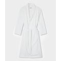Bathrobe Men/,Women 100% Ringspun Cotton - WHITE. 