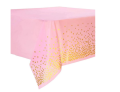 Golden Polka Doted Table Covers for Party Decorations. 