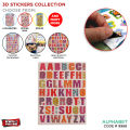 3D Sticker Collections, Airplane, Disney, Astronaut, Barbie, Bear, Unicorn, Dino, Number, Dinasour, Emoji, Mickey Mouse, Frozen, Zoo Characters Stickers, Early Learning Educational Arts & Crafts, Students, Decor DIY School Supply For Girl Boys & Kids. 