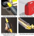 A J Moll Manual Fuel Siphon Pump,Gas syphon hand pump,Portable Siphon Pump For Gasoline Diesel Liquid Transportation. 