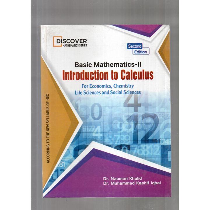 Basic mathematics 2 introduction to calculus