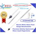 BAUME HYDROMETER Various Scale Range Available. 