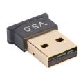 Bluetooth 5.0 Dongle Adapter for PC/Laptop - Seamless Connectivity Upgrade with Included CD Drivers. 
