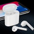 I7S AND I11 Double Wireless Bluetooth Hand Free with Power Bank AirPods Stereo Earphones White bluetooth ear phone for all cell phones. 