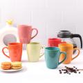 Plain Ceramic Coffee Mug/Milk 1 pcs 500ml Styl Modern Handcrafted design 4 inch. 