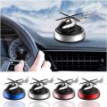 Solar Powered Rotating Helicopter Aromacure Furnishing Car Aromatherapy Air Freshener Helicopter Aircraft Decoration Gift. 