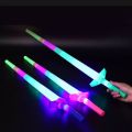 Talwar for Kids Luminous Light Toys Rainbow Laser Extendable Light Up Toys Flashing Sticks LED Light Sticks Baby Gifts. 