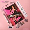 2 in 1 BLINK Deal, 1 Notebook + 1 Pen with freebies Specially Design for Blink Army, KPOP, BTS, BLACKPINK, STRAY KIDS, SEVENTEEN, Fully Customized Perfect Gift For Army. 