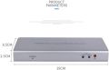 HDMI 4x1 1080P Quad Multiviewer Splitter with Seamless Switcher IR Control With Remort Control. 