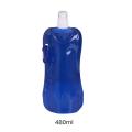Collapsible Water Bottle 480ml BPA Free Reusable Water Pouch Hiking Camping Sports Folding Water Bag Outdoor Drinking Bottle. 