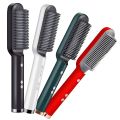 2 in 1 Electric Hair Straightener Curler Heating Styling Comb Straightening Brush - Multicolors 909. 