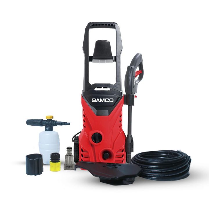 Samco High Pressure Washer 1400 Watts – 110 Bar With Foaming Canon