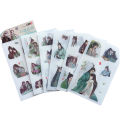 6 Pcs/Set Anime The Scum Villain’s Self-Saving System Decorative Sticker Ren Zha Fan Pai Diary Scrapbooking Label Stickers. 